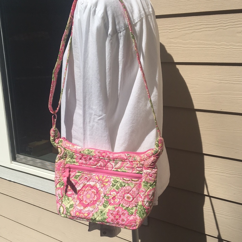 Vera Bradley Petal Pink Quilted Shoulder Bag